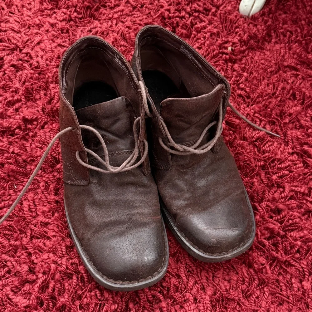 Born Harrison Brown Leather Chukka Boots Lace Up Men 9.5